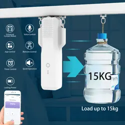 Electric Curtain Driver Tuya App Control Zigbee Smart Curtain Robot For Roman Rod I Type U Type Track Alexa Control one piece