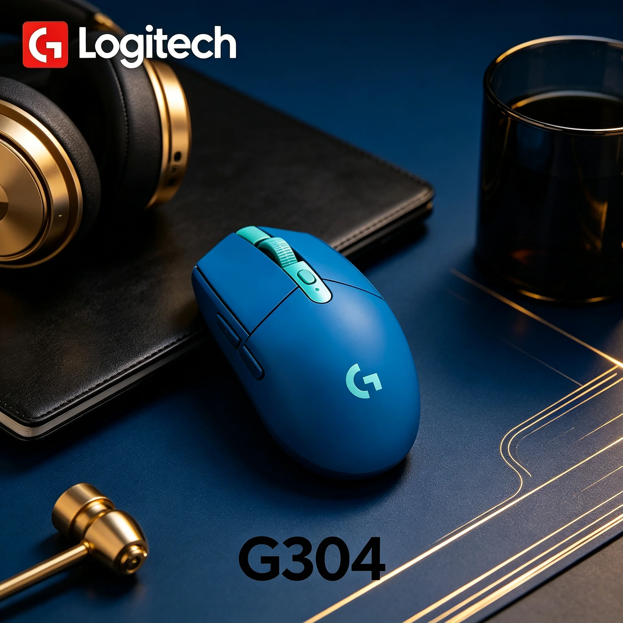 Logitech G304 LIGHTSPEED Wireless Gaming Mouse High‑Precision Tracking 6 Programmable Keys For Home Gaming