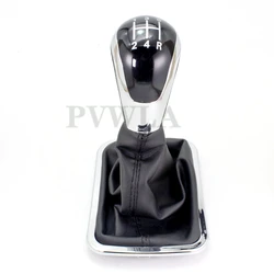 5Speed Manual Stick Gear Shift Knob With PU Leather For Geely Emgrand  EC718 2009 2010 2011 2012 2013