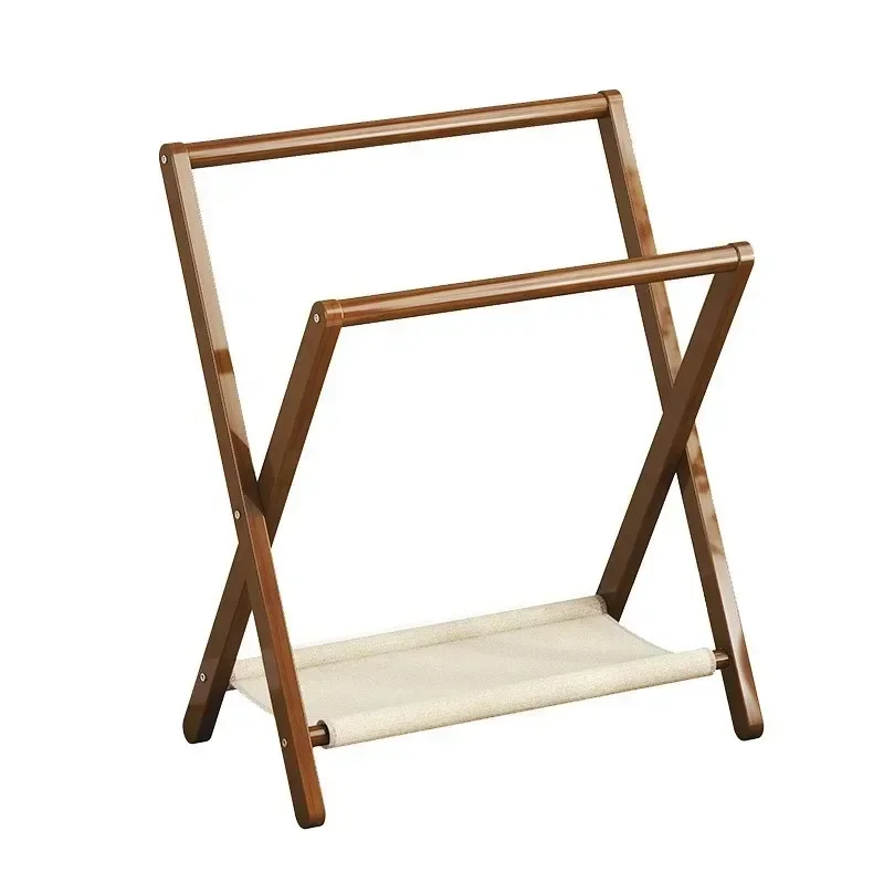 

Clothes Hanger Folding Indoor Floor To Floor Bedroom Household Balcony Simple Clothes And Hats on sale