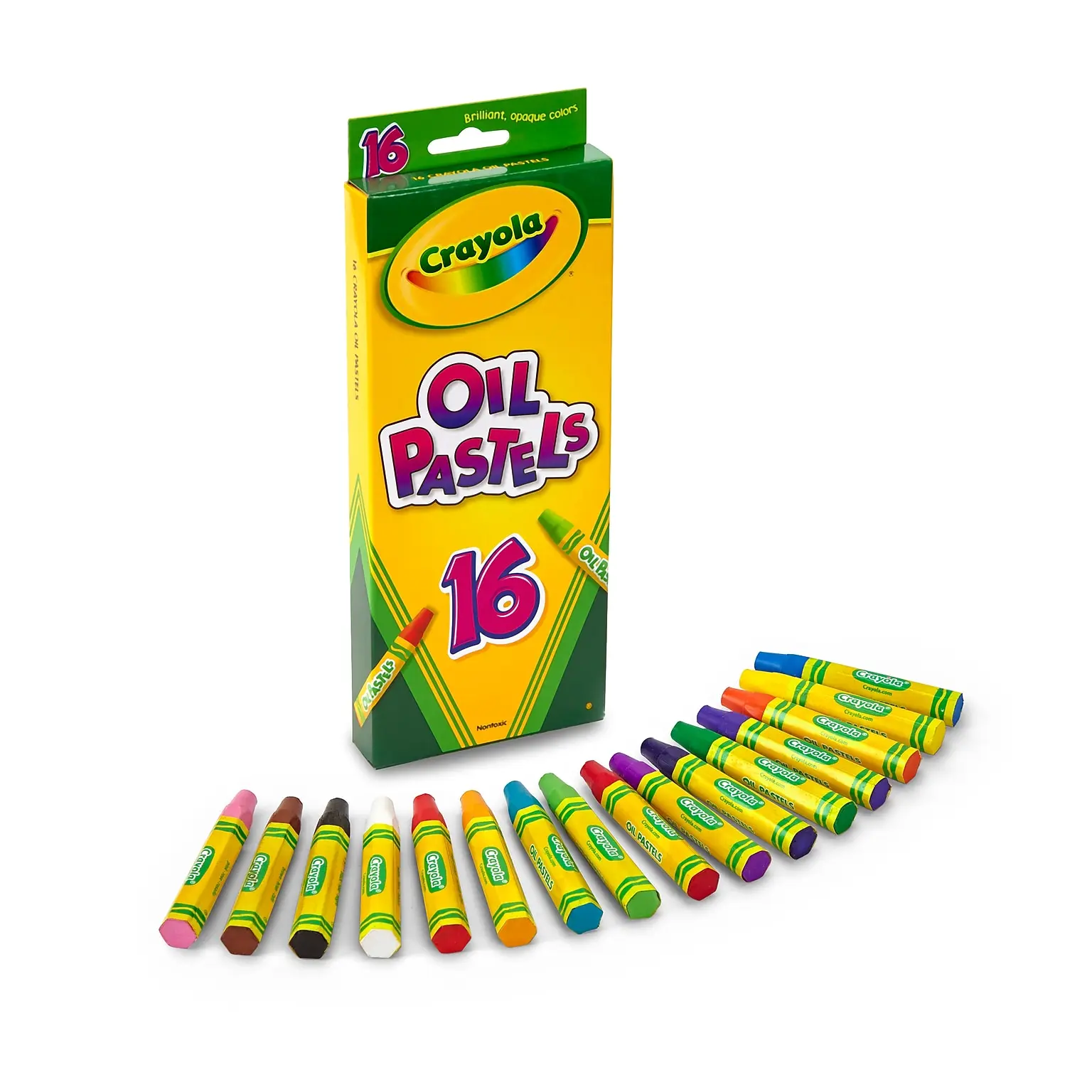 الباستيل زيت Crayola للأطفال ، ألوان متنوعة ، مجموعة من 16 لونًا متنوعًا ، بدلة ألوان جرافيتي
