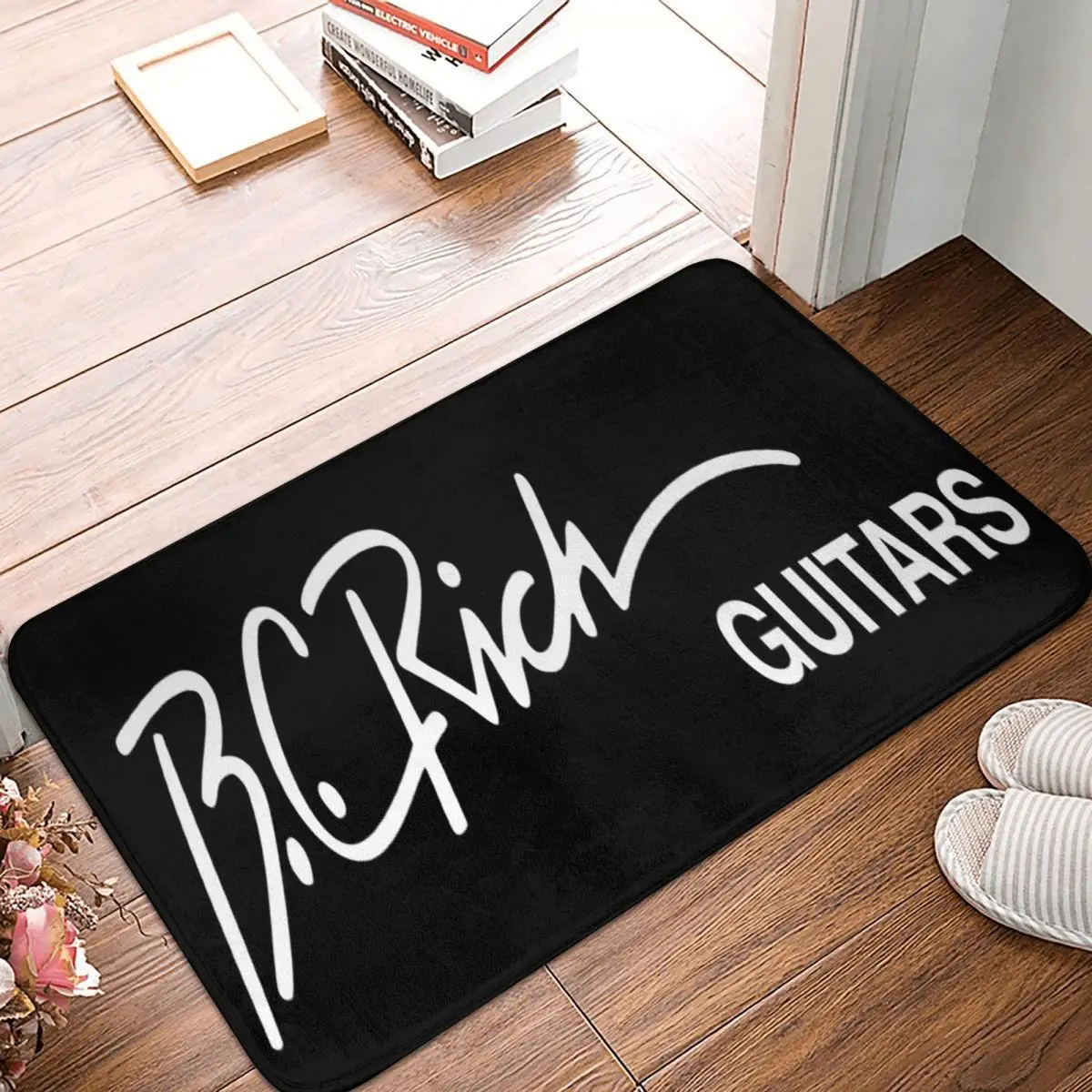 Bc Rich Guitars Vector 40x60cm Carpet Polyester Floor Mats Holiday Anti-Slip Outdoor