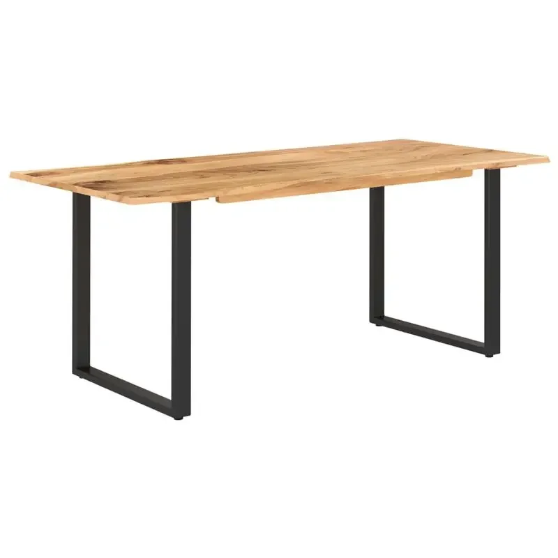 Dining table industrial and rustic style180x90x76 cm Solid acacia wood