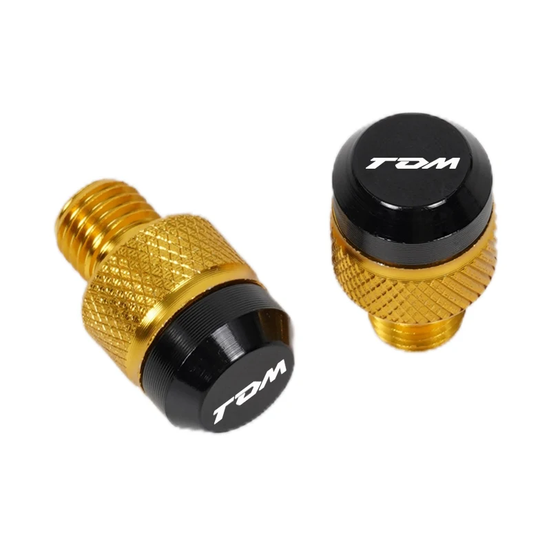Zaślepki otworów po lusterkach CNC do motocykli, śruby, nakrętki, osłony do YAMAHA TDM 850 900 TDM850 TDM900 1991-2013, akcesoria
