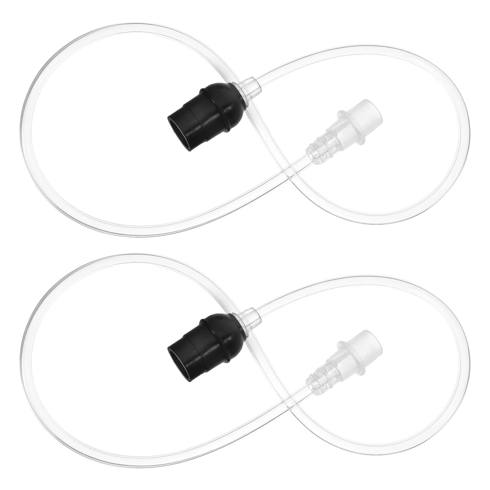 

2 Pcs Vacuum Cupping Hose Hand Pump Tube Replacement Extension Connecting Pipes Parts