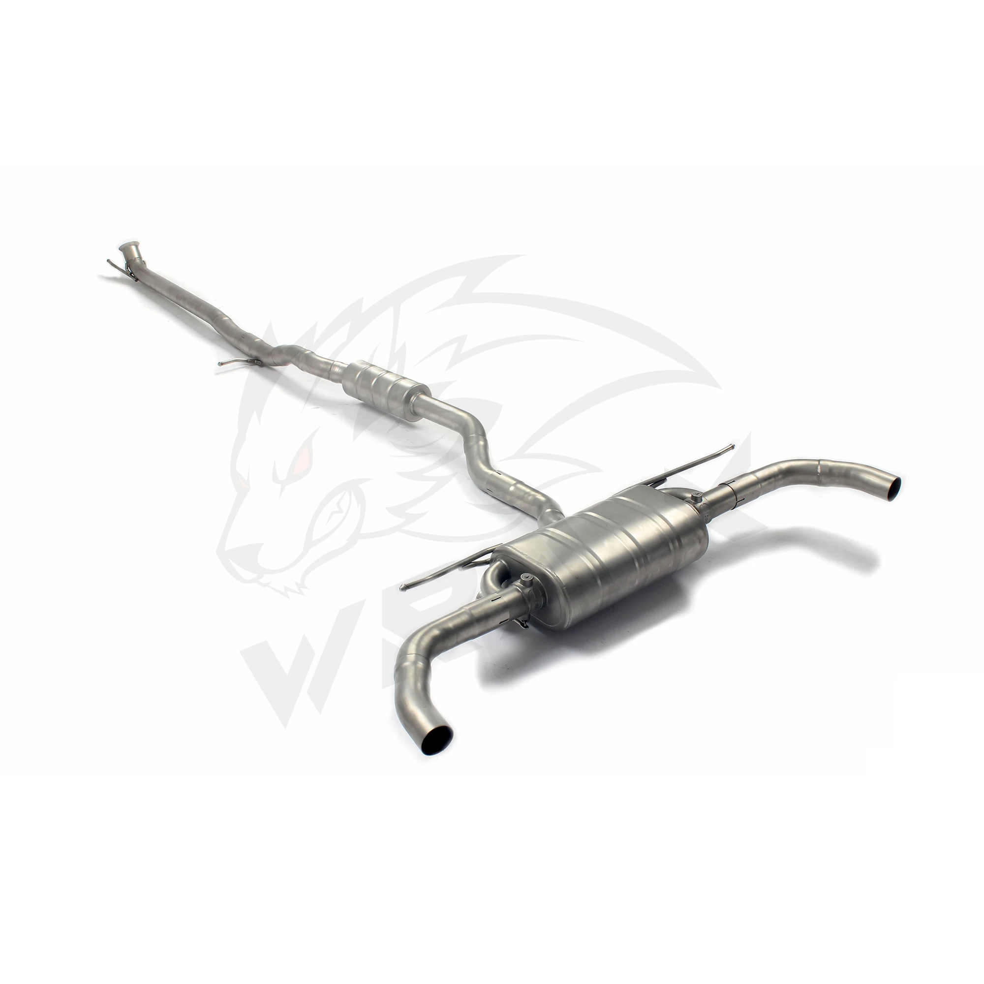 

WRAX Exhausr Pipe SS304 Catback for BENZ CLA260 Muffler with Vacuum valve,Support customization