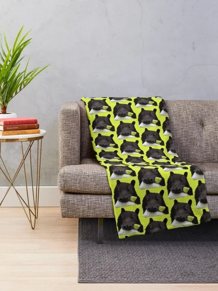 Batzilla- Margo's Pear Face Throw Blanket Cute blankets ands Blankets