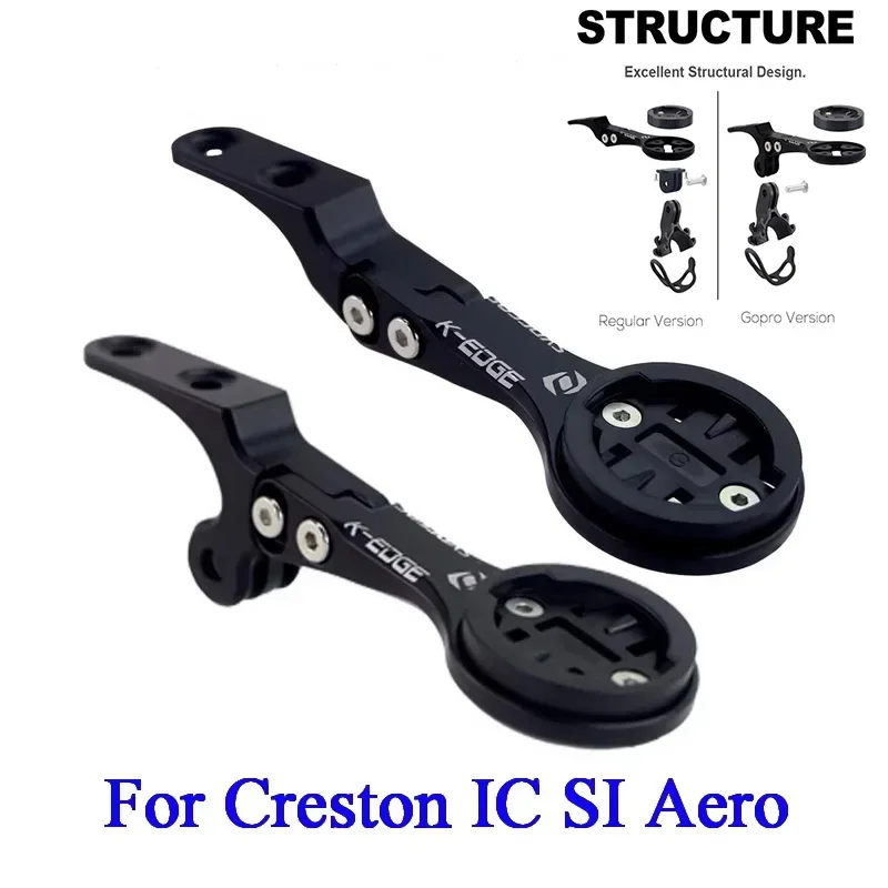 Syncros IC Aero Front Gopro Computer Mount  Speedometer GPS/Garmin/Bryton/Wahoo   Inserts Fits Creston Ic Sl Aero Cockpit