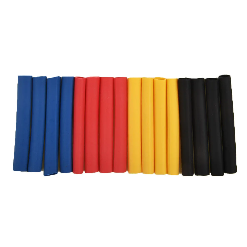 انكماش أنبوب يغطي 84 ℃ ~ 164 ℃ بي المعدات الكهربائية أجزاء 120 قطعة الحرارة يتقلص أنابيب الأكمام مختلط الألوان العزل الحراري