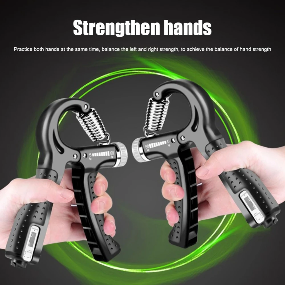 

Portable Countable Finger Exerciser Hand Strength Training Wrist Gripper Gym Exercise Adjustable Forearm Strength Wrist Expander