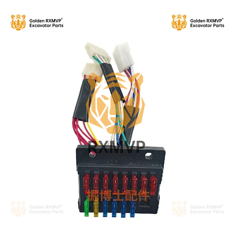 For Doosan daewoo dh dx 55/60/220/225/300/-5-7-9 fuse box assembly wiring harness excavator accessories