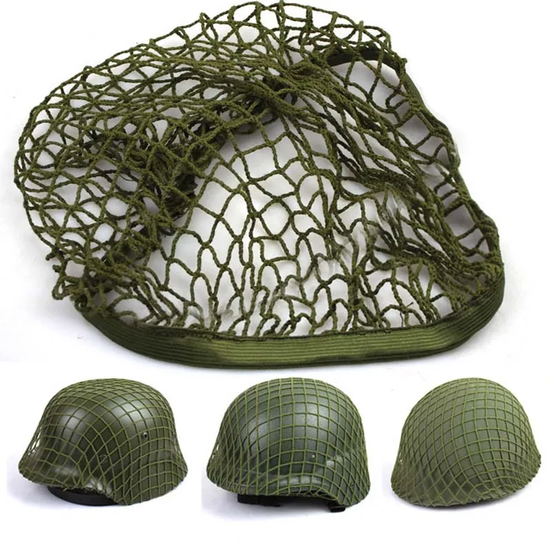 Camping Hiking Nylon Helmet Net Disguise Helmet Cover Outdoor Activity Tools Argy Green Elastic Helmet Net Cover