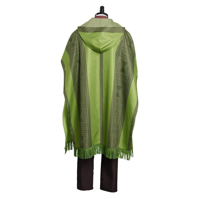 Anime Movie Madrigal Costume Cosplay Bruno Vestiti per adulti Fantasia Carnevale Hallowee Mantello Camicia Pantaloni Collana Vestito A3977