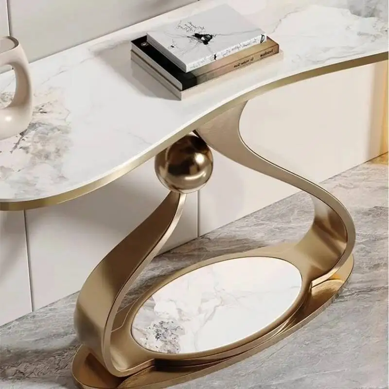 فريدة من نوعها الحديثة وحدة التحكم الجدول الكلاسيكية الفاخرة قاعة الطريق الجدول كبار ركن الجدول ديكور بسيط أثاث Konsolentisch غرفة المعيشة #3