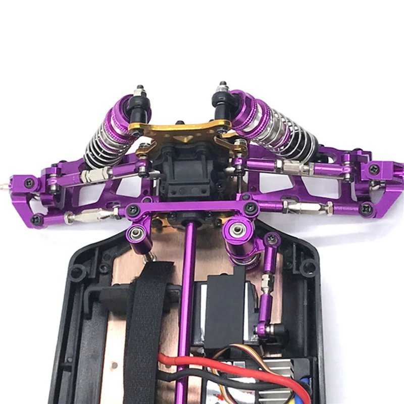 5X Metal Central Drive Shaft Upgrade Accessories For Wltoys 124019 124018 1/12 RC Car Spare Parts,Purple