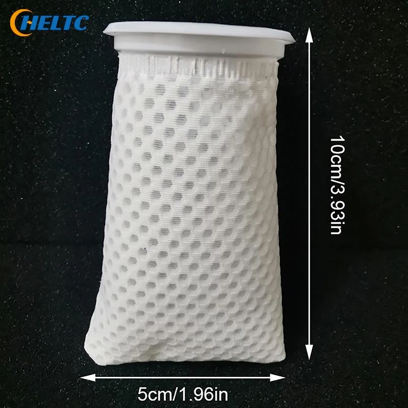 Anti Overflow Aquarium Filter Bag Honeycomb Type Washable Reusable Mesh Foam Carpet Sock Bag For Fish Marine Filtration System