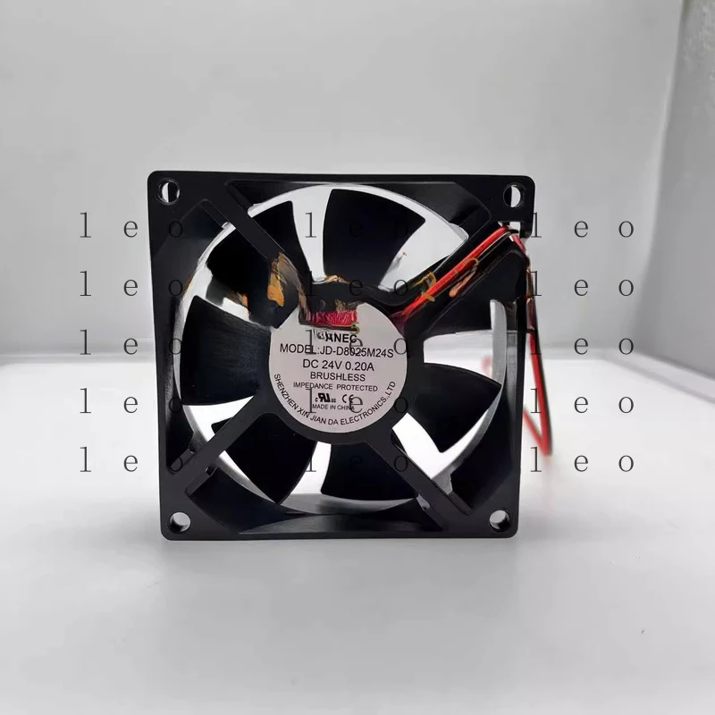 JD-D8025M24S DC24V 0.20A 8cm 2-Wire Cooling Fan
