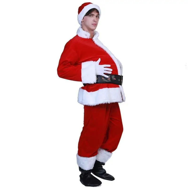 

39BD Santa Belly Santa False Belly Inflatable Santa Costume For Men Dress Up