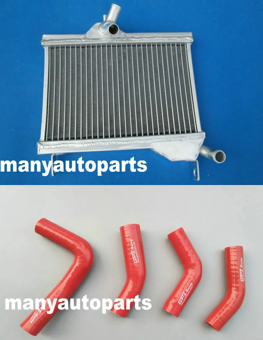 

Aluminum Radiator + RED HOSE FOR Yamaha RZ350 RZ 350 RD350 RD250 RD 350 250