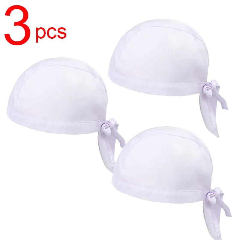 3個または5個のケータリングサービスシェフキャップ、ホテルシェフ、海賊帽、レストランウェイターハット、食堂、ベーカリー、キッチン、家庭用調理帽子