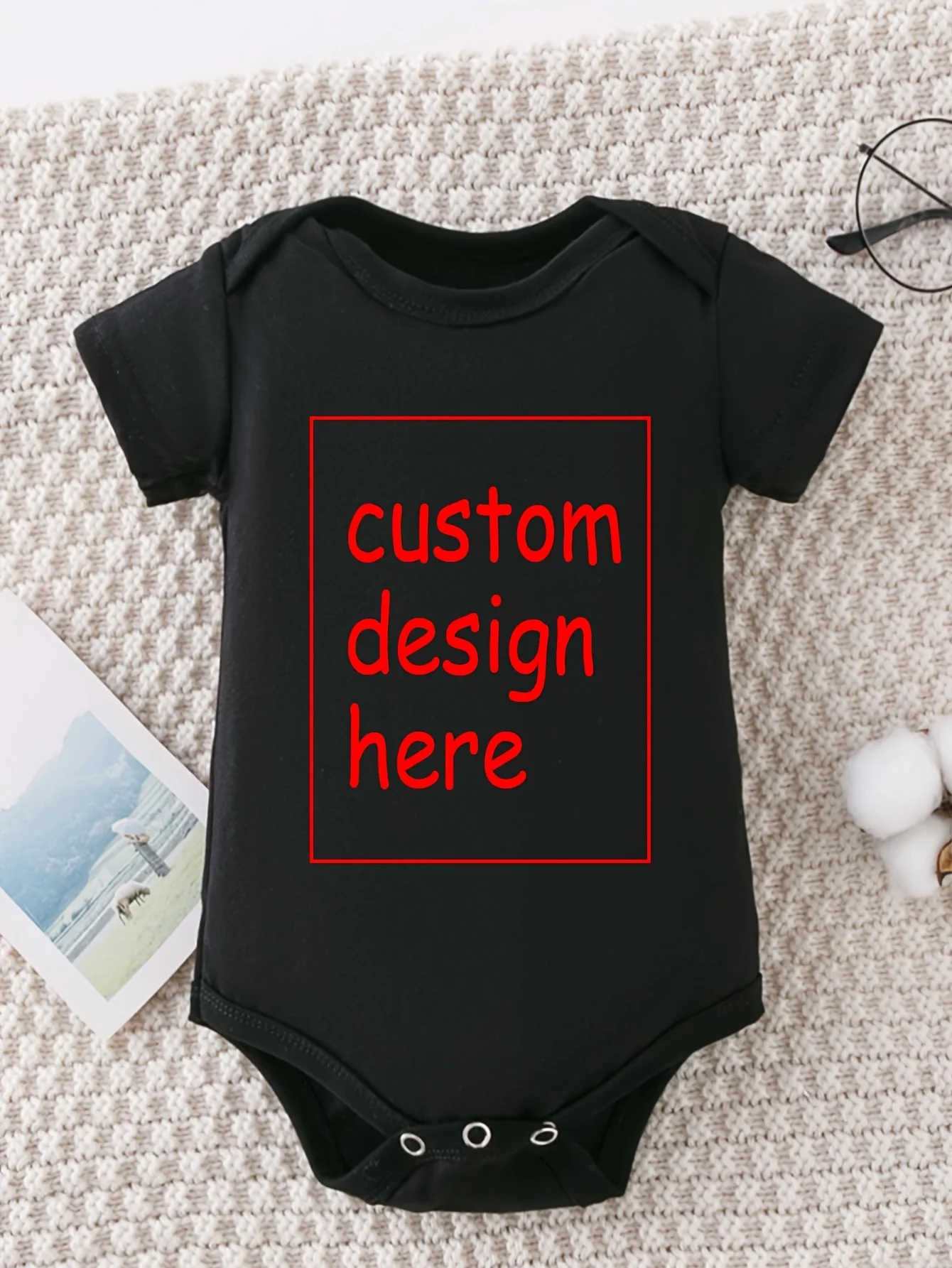 100% Cotton Baby Jumpsuit Round Neck Fashionable And Versatile, Perfect For Outdoor