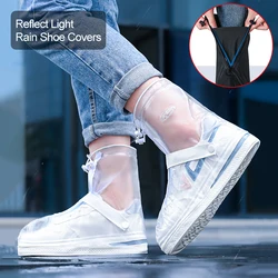 Waterproof Rain Shoes Cover Unisex Shoe Boots Indoor Outdoor Rainy Days Dustproof Non-slip Thickened Reusable Protector Footwear
