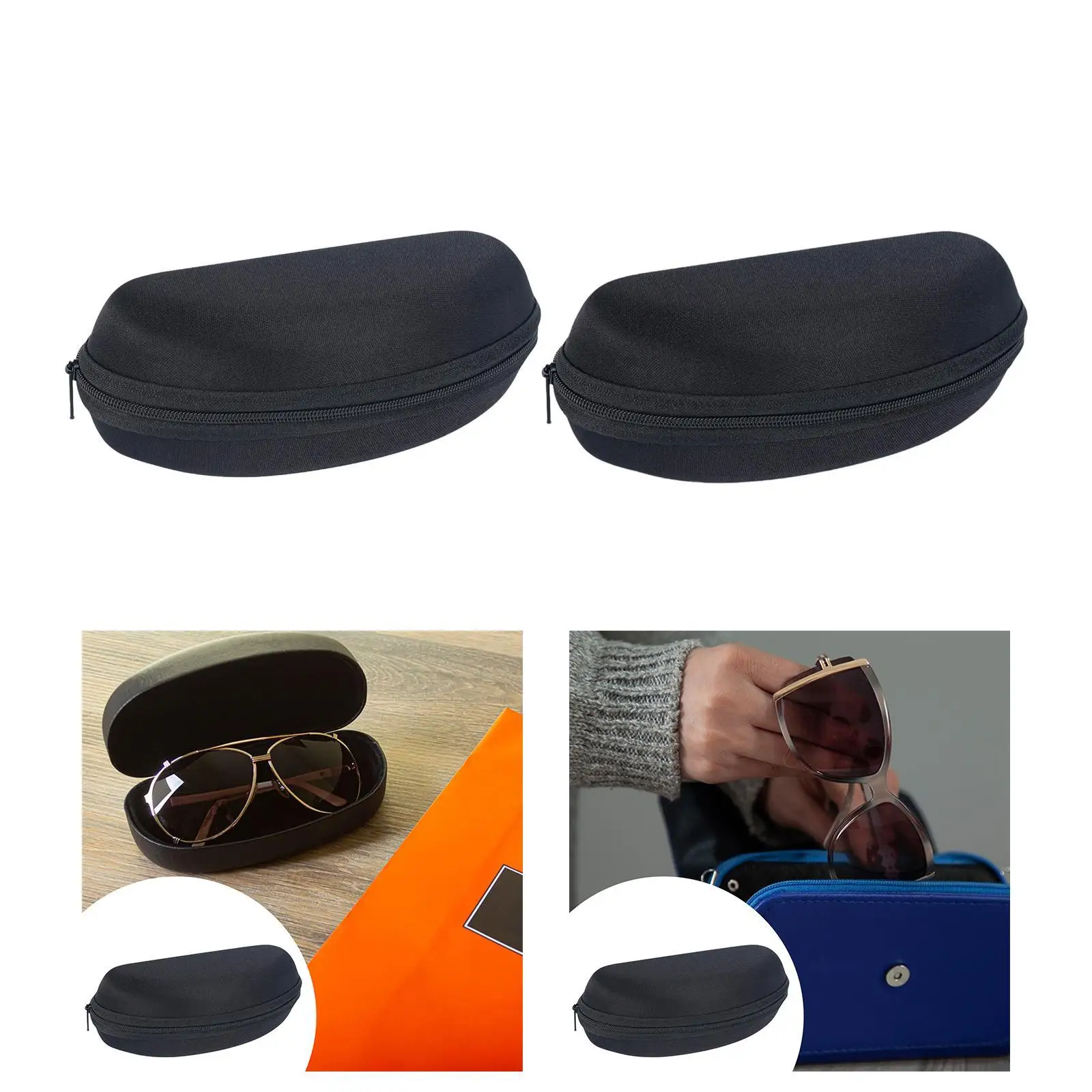 Sunglass Travel Case Display with Hook Prevent Scratches Eyeglasses Storage Case