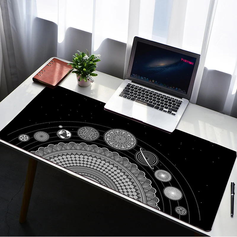 Pattern 80x30cm XL Lockedge Large Gaming Mouse Pad Computer Gamer Keyboard Mouse Mat Beast Desk Mousepad for PC Desk Pad LOL 