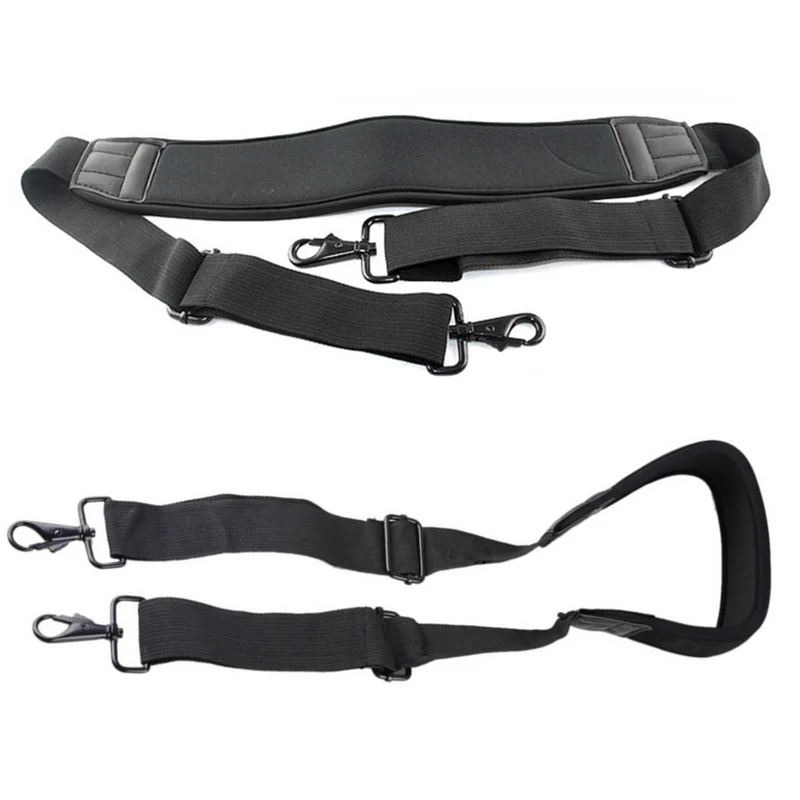 Bolso de hombro de nailon con cinturón, correa de repuesto ajustable de 150cm, maletines para cámara cruzada para ordenador portátil, asas para bolsos