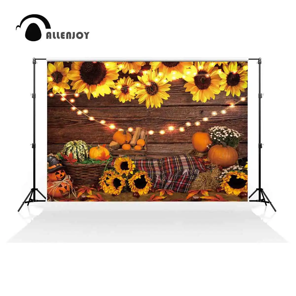 Allenjoy Autumn Thanksgiving Photography Backdrop