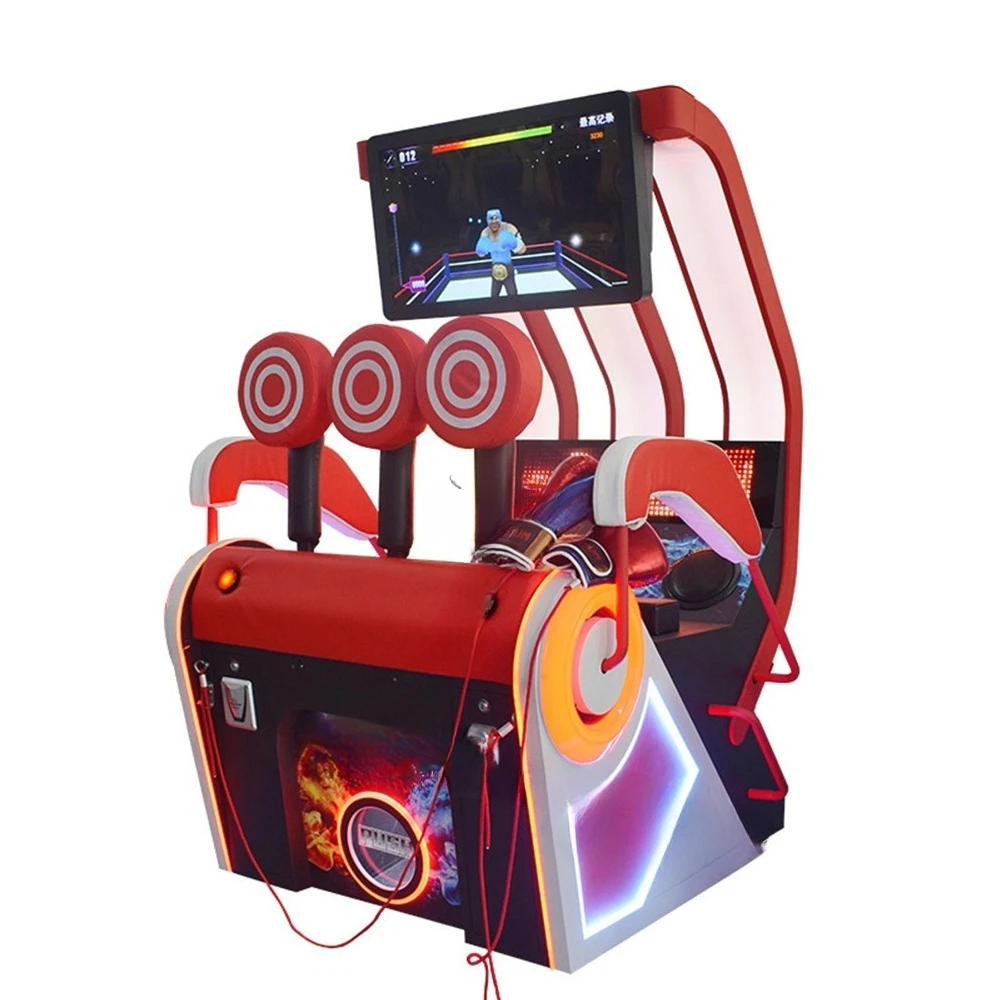 Amusement park automatic electric coin-operated smart game boxing training machine