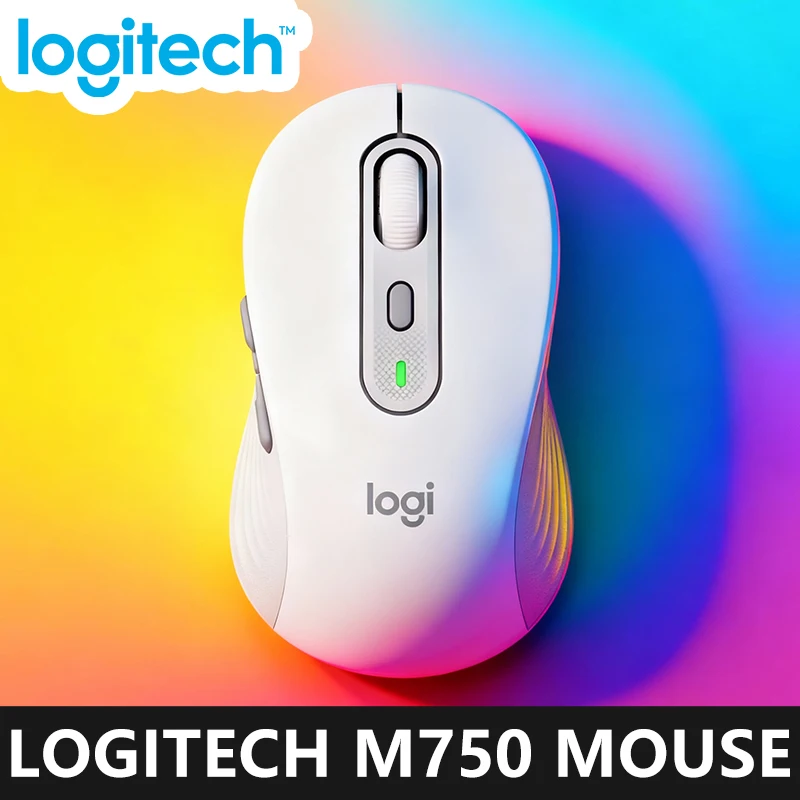 

Logitech M750 Wireless Mouse, 3-Device Connection, SilentTouch, SmartWheel, 24-Month Battery, Ergonomic, Windows/Mac