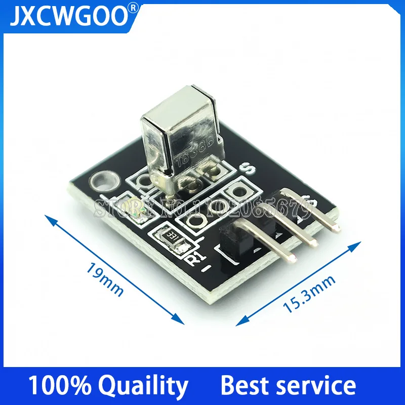 HX1838 Remote control module infrared receiver module single chip module building block