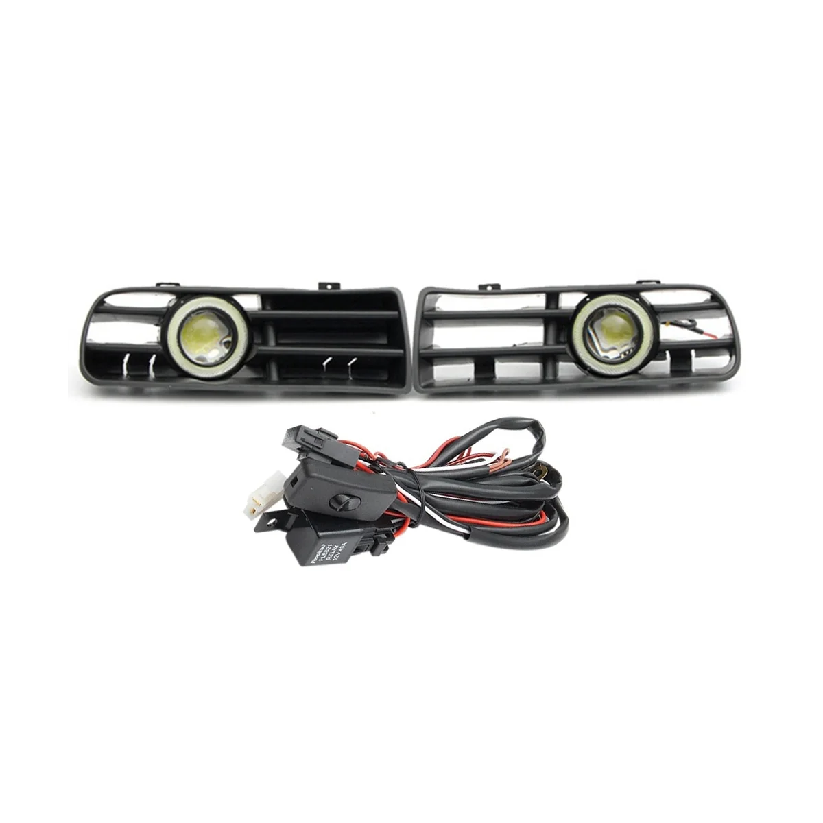 1 مجموعة سيارة شواء LED الضباب الخفيف مصبغة السفلى شواء مع LED DRL مصباح ل VW GOLF MK4 1998-2004