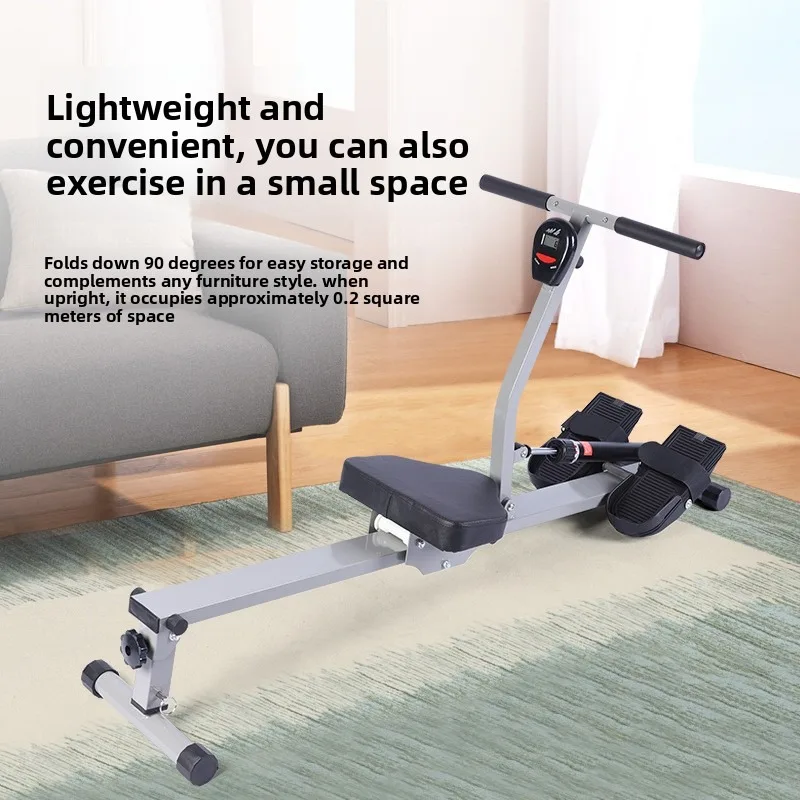 Foldable Hydraulic Resistance Rowing Machine Home Gym Equipment Compact Space Saver Global Hot Selling Fitness Equipment