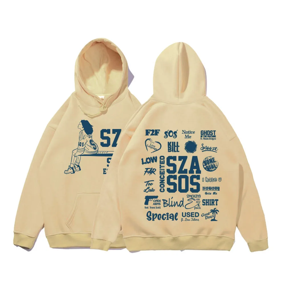 

Sza Music Album SOS Print SZA SOS Women Men Hoodie Sweatshirt