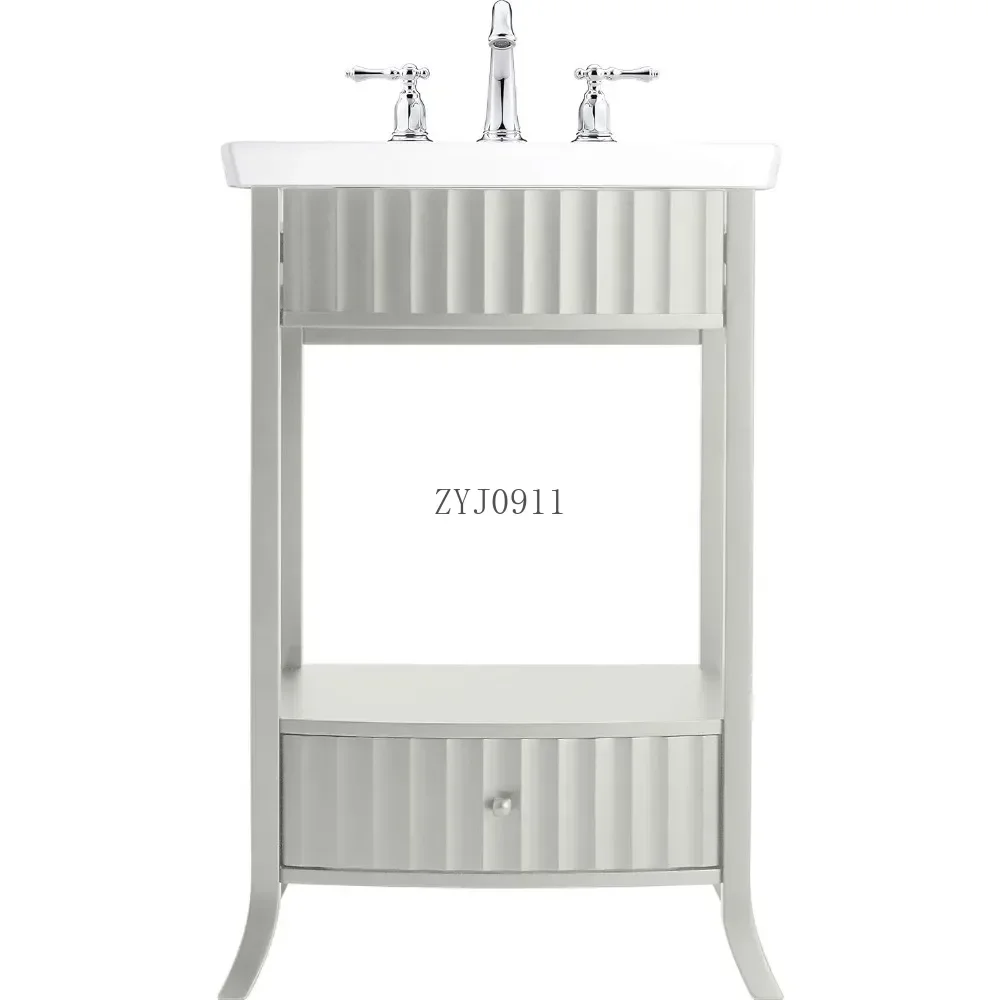 صنبور حمام واسع الانتشار مع مجموعة تصريف منبثقة، صنبور حوض الحمام ذو 3 فتحات ومقبضين من الكروم المصقول #3