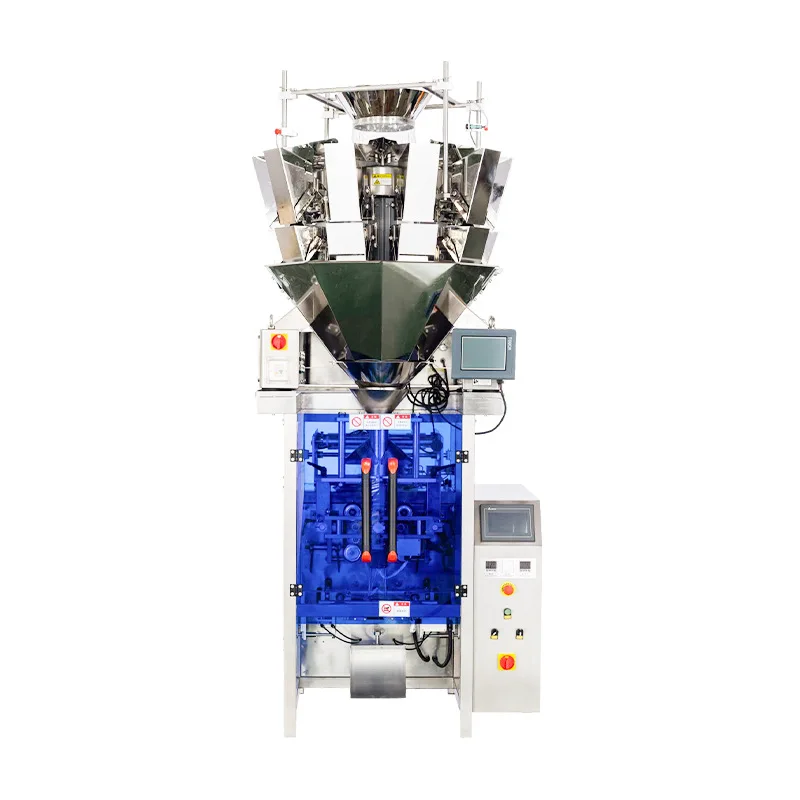 Automatic measuring cup vertical packaging machine, four-side sealing integrated filling machine