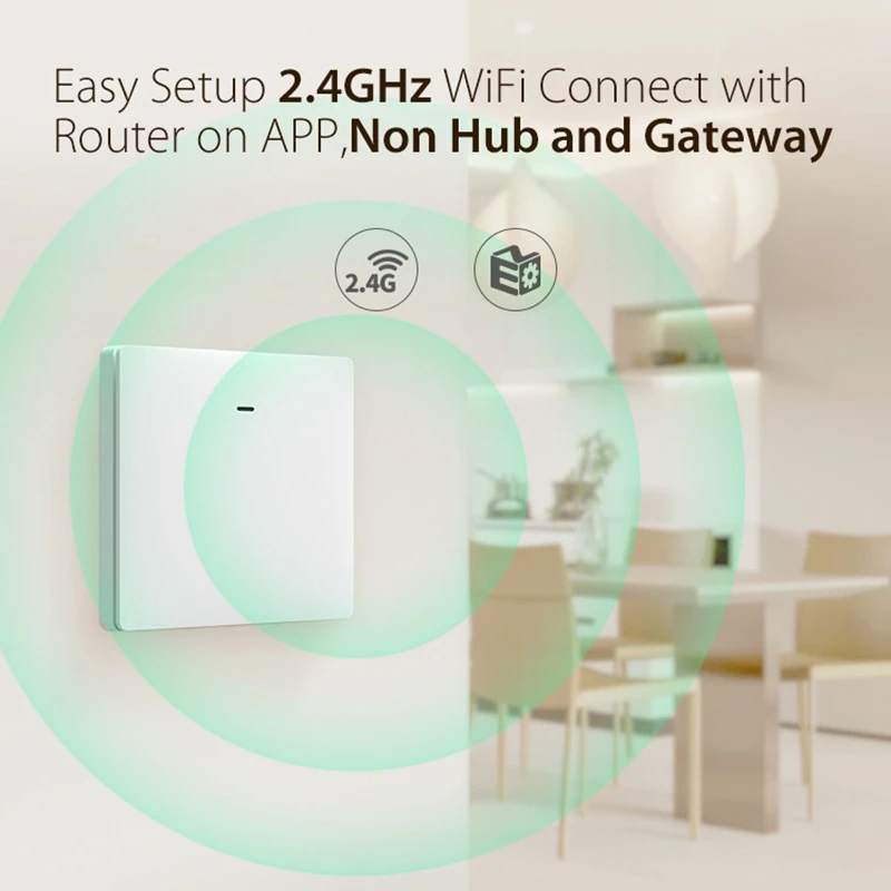 1 компл., NEO Tuya Wifi Smart Europe, односторонний механический реле управления, многофункциональный переключатель Wi-Fi, Европейский ресивер ABS