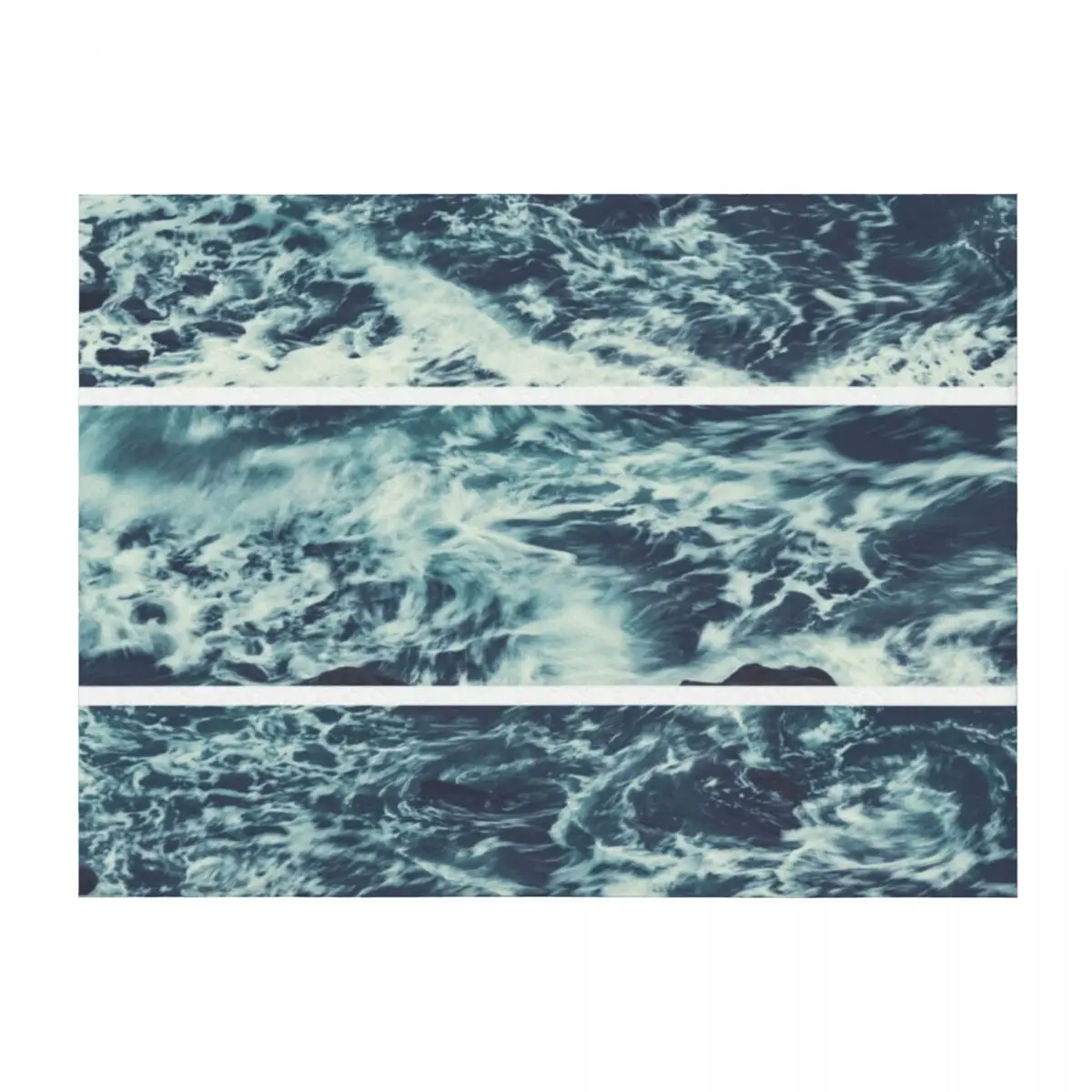 

Saltwater Triptych Throw Blanket Thin Thermal Blankets For Sofas Blankets Sofas Of Decoration Blankets