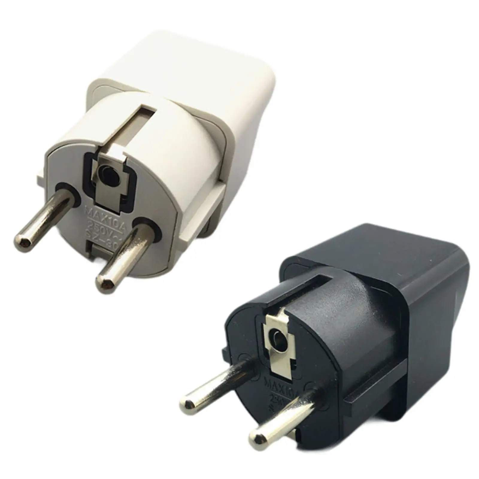EU Outlet Converter AU/UK/US/CN to Europe Compact 10A Portable EU Universal Travel Adapter for Home Household Wall Travel Hotel