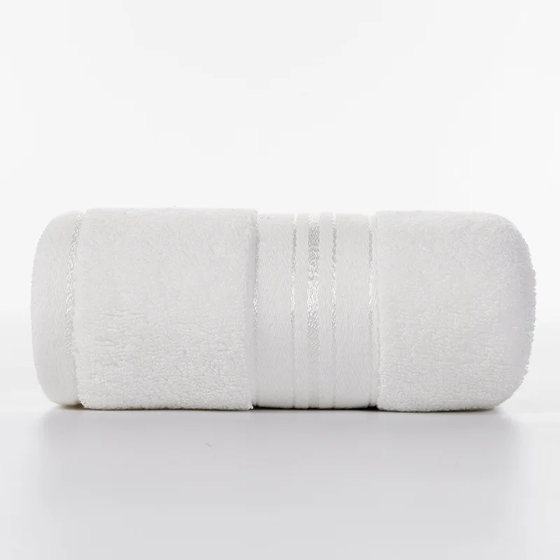 1pc Face Hair Towel 100%Cotton Soft Absorbent Solid Blue Grey Towels Toalla For Kids Adults Home Hotel Bathroom Textile 34*75cm