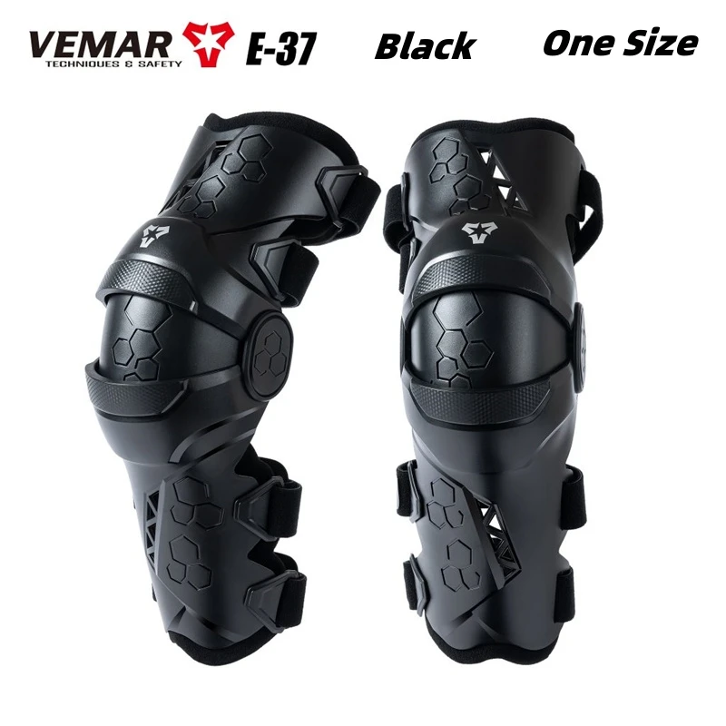 2026 New VEMAR Motorcycle Knee Guards Motocross Racing Protective Pads Impact Resistant Anti-Fall Soft Gear for Men 1 Pair