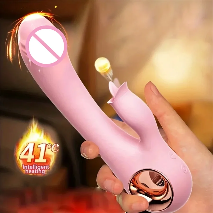 Vagina Sucking Vibrator Oral Sex Suction Vibrating Tongue Licking Clitoris Stimulation Sex Toys For Adult Female Masturbation