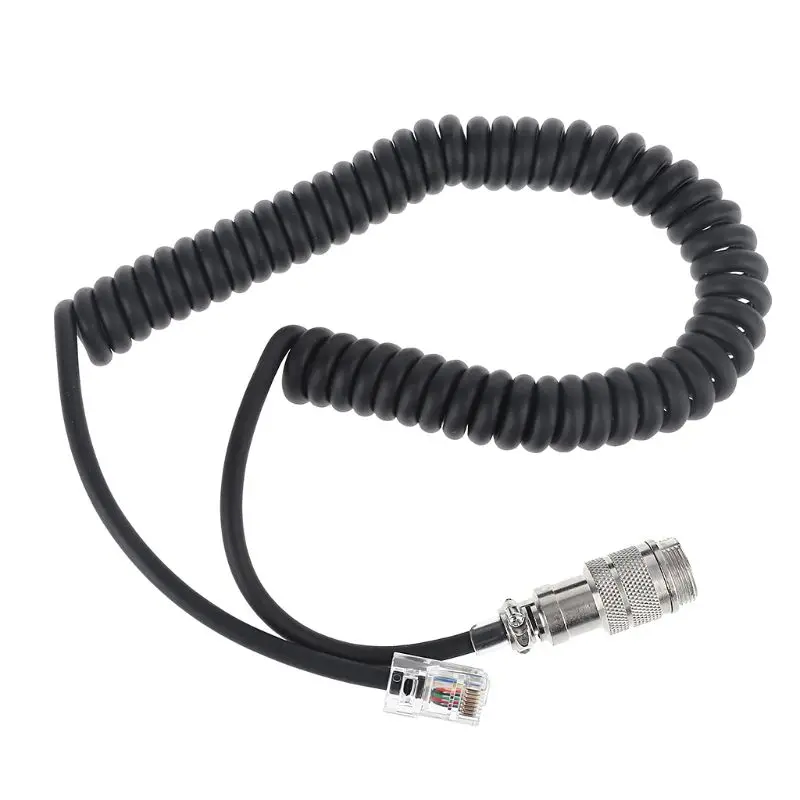 8 Pin To RJ-45 Modular Plug Mic Cable Adapter For Yaesu Microphone MD-200 MD-100 FT-450 FT-900 FT-991 Dropshipping