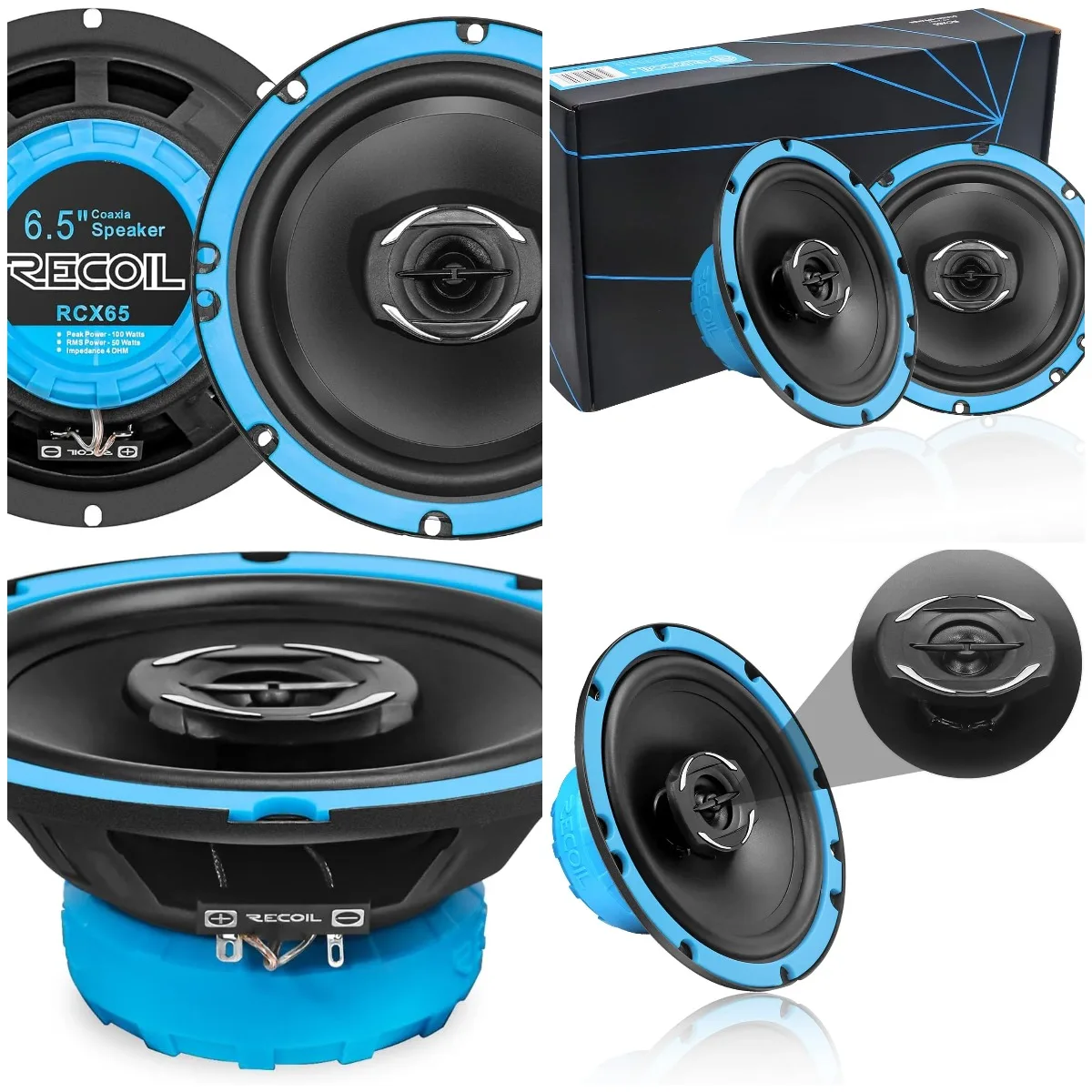 

RCX65 Echo Series 6.5-Inch Car Audio Coaxial Speaker System