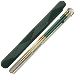 316L stainless steel chopsticks portable folding storage box with personal dining chopsticks box