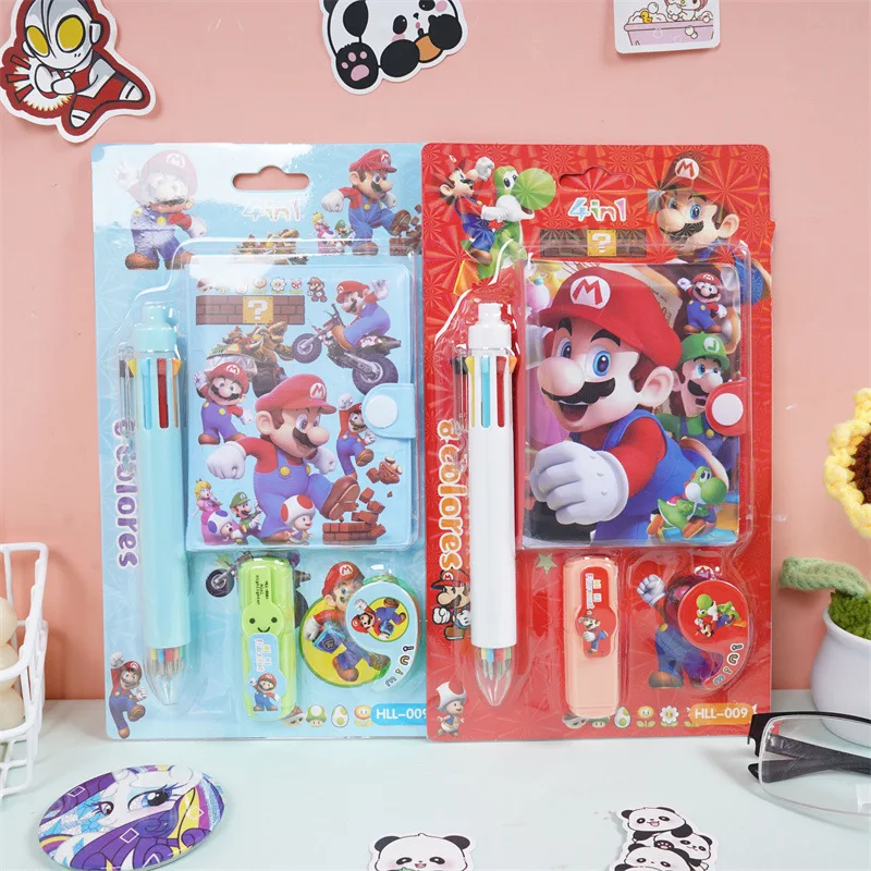 

Super Marios Portable Note-taking Stationery Set - The Perfect Choice for Holiday Parties