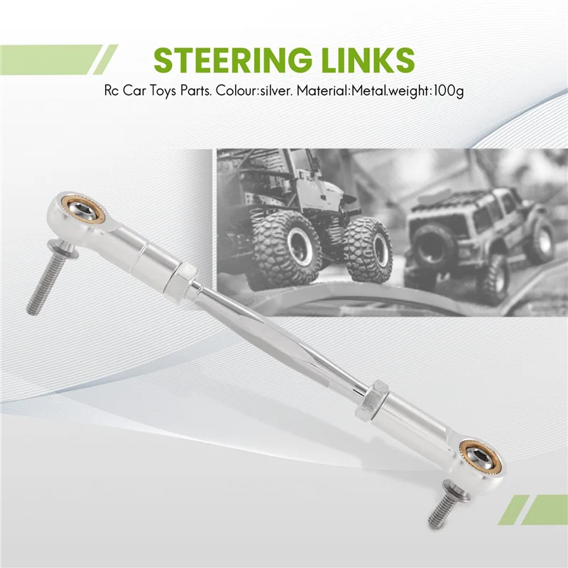 Excellent-CNC Metal Steering Tie Rod For 1/5 HPI BAHA ROVAN KM BAJA 5B 5T 5SC SS Rc Car  Parts