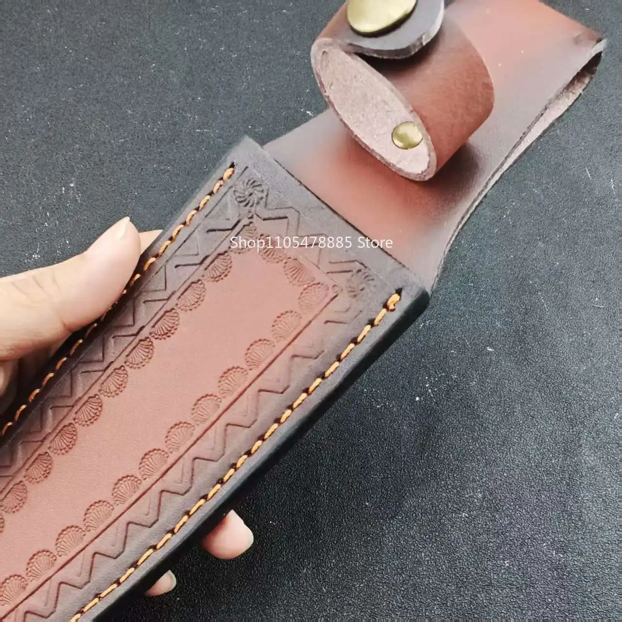 SA Fixed Blade Knife Camping Leather Sheath, Universal Knife Covers, Handcrafted Knife Sheath, Outdoor Tool Knife Sheath